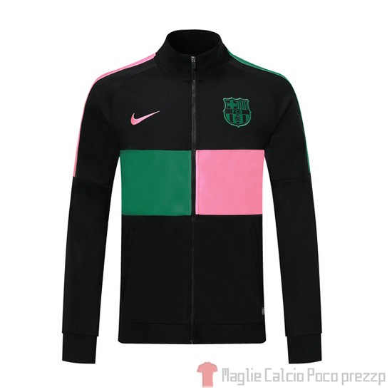 Giacca Barcellona 2020/2021 Rosa e Verde - Clicca l'immagine per chiudere